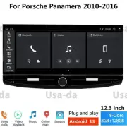 12.3" Car Radio Navigation GPS CarPlay For Porsche Panamera 2010-2016 8+128G