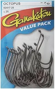 Gamakatsu Octopus Hooks 7/0 Qty 25