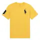 Polo Ralph Lauren RL 熱銷圓領大馬素面短袖T恤(男青年)-黃色