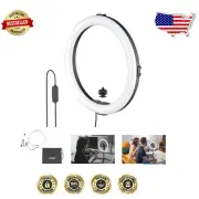 Versatile 12'' Selfie Ring Light with 3 Modes & USB Power for Content Creators