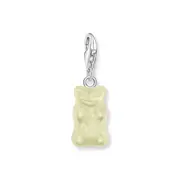 THOMAS SABO Charm pendant goldbears in white