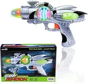 Galactic Space Infinity Blaster Pistol Toy Gun for Kids with Spinning Lights &