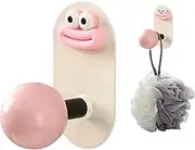 Towel Hook,Decorative Bath Robe Hook for Dangling - Heavy-Duty Removable Hanger, No-Drill Cartoon Storage Rack for Coat Robe Hats