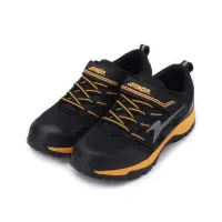 在飛比找momo購物網優惠-【ARNOR】魔鬼氈越野跑鞋 黑黃 男鞋 ARMR33234