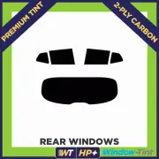 For BMW X2 (F39) 2018+ Carbon Pre Cut Window Tint 35% Light Premium 2-ply HP+
