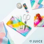 現貨 &STUDIUM AIUEO IROHA出版 JUICE 透明鉛筆盒 化妝包 旅行用品 文創 日本文具【星野日貨】