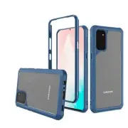 GSA Shockproof Bumper Case for Samsung Galaxy Note 20 - Clear & Blue