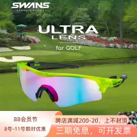 在飛比找露天拍賣優惠-【小新高爾夫】日本swans獅王視高爾夫太陽眼鏡大師賽限定版