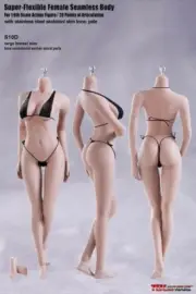 PHICEN TBL 1/6 Super-Flexible Seamless Pale Body L Bust Steel Skeleton S10D USA