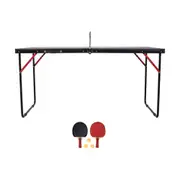 Portable Tennis Table Folding Ping Pong Table Family Game Set