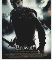 2007 Beowulf Movie Release Promo Vintage Magazine Print Ad Ray Winstone Photo