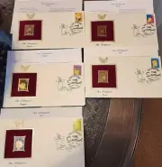2009 The Simpsons 22kt Gold Stamps Unopened UNTOUCHED