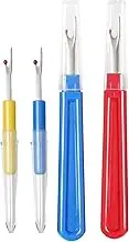 4 Pieces Seam Ripper, BetterJonny 2 Big and 2 Small Stitch Ripper Handle Sewing Stitch Thread Unpicker Sewing Tools for Opening Seams Hems Random Color