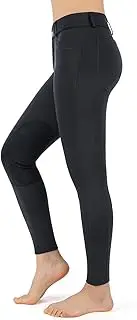 [BEROY] Horse Riding -Pants Women Equestrian-Breeches - Ladies Training Horseback Riding Tights Full Seat Silicone Pockets