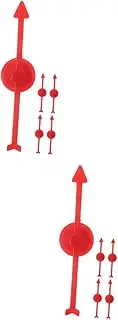QUMIIRITY 10 Pcs Rotating Plastic Pointer Turntable Accessories Rotating Arrow Spinners Arrow Spinners for Games Turntable Game Toys Arrow Game Magnetic Spinners Rotating Pointer Abs Red