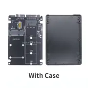 MSATA Solid State SSD Hard Drive NGFF to SATA3 External Hard Drive Enclosure M.2