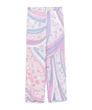 printed casual pants 4Y White