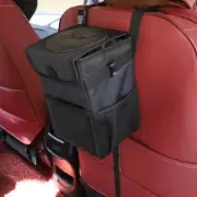 New Waterproof Car Trash Can Bin Auto Car Accessories Organizer Garbage Dump Car