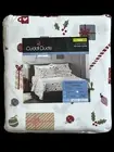 Cuddl Duds Heavyweight Flannel Holiday Icons Christmas King Size Sheet Set NEW