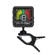 USB Rechargeable Tuner Clip On Tuner LCD Color Display Guitar Tuner for Guitar