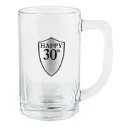 Birthday 30th Celebration Beer Stein/Glass 500ml Drinking Cup Glassware w/Handle