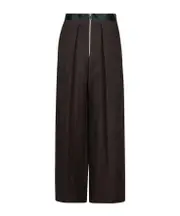 Zippered casual pants US6 Black