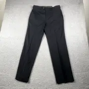 Lauren Ralph Lauren Trouser Dress Pants Men's 33x32 Black Polyester Rayon New