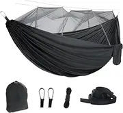 Mesh Hammock - Durable Camping Hammock Net Portable,Breathable Compact Waterproof Lightweight Camping Accessories for Outside Hiking Travel Backyard Survival Outdoor Backpacking