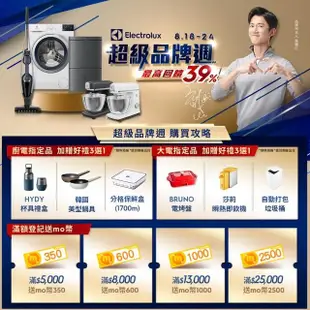 【Electrolux 伊萊克斯】16L 極適家居700清淨除濕機 除濕適用空間20坪(ED1671DC/ED1671WC 兩色任選)