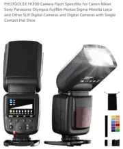 PHOTOOLEX FK300 Camera Flash Speedlite for Canon Nikon Sony Panasonic Olympus...