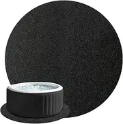 Hot Tub Mat 13Ft Round Hot Tub Pad Washable Under Pool Mat Inflatable Hot Tub Mat Portable Spa Pool Ground Protector Mat Round Shape, Hot Tub Mat for Inflatable Tub