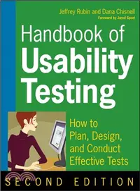 在飛比找三民網路書店優惠-HANDBOOK OF USABILITY TESTING: