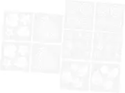 10pcs DIY Wall Painting Stencils for Reusable Hollow Templates for Crafts Durable Drawing Tools for Imaginative Decor for Art Projects