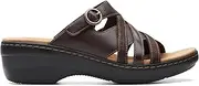 [Clarks] Women's Black Casual Slide Sandal