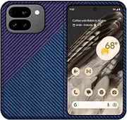 [Jarttarn] Carbon Fiber Case for Google Pixel 9 Pro Fold, Ultra Slim Protective Cover with Snap-on Case, Seismic and Anti Fall Case for Google Pixel 9 Pro Fold (Blue+Purple)