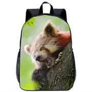 Red Panda Backpack Children's School Backpack Animal 3D Print Teenager Travel Laptop Bag 17in School Season Gift for Girls Boys