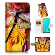 ( For Vivo Y11s ) Flip Case Cover AJ24564 Art Dragonfly