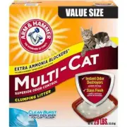 Arm & Hammer 718033 29 lbs Multi-Cat Clumping Litter