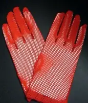 new NWT sexy LEG AVENUE short WRIST length FISHNET fishnet PARTY costume GLOVES