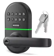 Smart Keypad Door Lock with Handle: Keyless Entry Door Lock for Front Door - ...