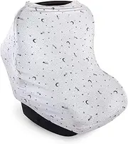 Yoga Sprout Unisex Baby Multi-use Car Seat Canopy, Moon, One Size