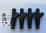 MGF MGTF NEW BOSCH BLACK INJECTORS 0280155884 SET OF 4 MYJ100640 2001 K SERIES