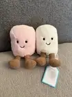 Genuine Amuseable Marshmallows Pink and White, Brand New with Tags
