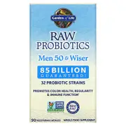 Garden of Life, RAW Probiotics, Men 50 & Wiser, 90 Vegetarian Capsules