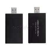 USB 3.0 to mSATA SSD Hard Disk Box External Case Converter Adapter Enclosure