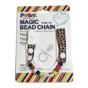 PuKu Magic Bead Chain Baby Pacifier / Dummy / Soother Clip Giraffe