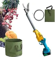 Cordless Pole Pruning Shear,Telescoping Electric Pruning Shears,Battery Powered Cordless Electric Pruning,for Gardens, Parks, Farms,Comes