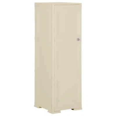 Wooden Plastic Cabinet Clothes Storage Shelf Rack Wardrobe Cupboard Angora White