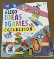 NEW Lego Ideas and Games Collection 8 Book Set & Spaceman MiniFigure
