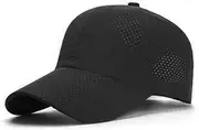 [RUNGEASINI] Fast Drying Women Men's Hat Lightweight Baseball Cap Outdoor Running Casual Breathable Ultra Thin Sports Hat Adjustable Quick Dry Cooling Cap